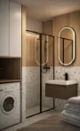 Baie moderna compacta