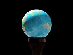 Large world globes
