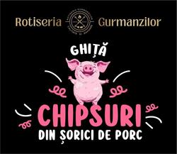 Chipsuri din sorici de porc