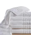 Prosoape Greek Border 620 Gsm, 100% Bumbac - 70x130, Alb