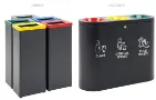 Cosuri de gunoi metalice pentru colectare selectiva