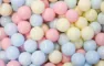 Bile pastel pentru piscina uscata copii. Ball pit
