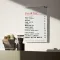 Meniu Suspendat Modern Alb pentru Cafenele și Restaurante