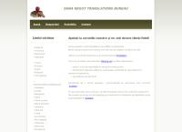 Website Oana Negut Translations Bureau SRL