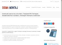 Website Sigma Montaj SRL