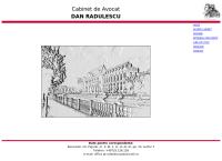 Website Cabinet de Avocat Dan Radulescu