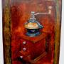 Tablou decorativ pictat pe lemn