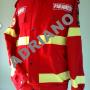 Încărcat de vizitator în 25.08.2016  - Costum SMURD 2 piese tercot cu benzi relectorizante

Compus din doua piese;geaca si pantalon.
Material textil 245gr/mp65%PE 35%CO.
Culoare;rosu(coca-cola)
Marimile:42-62.
     Costumul este inscriptionat POMPIERII SMURD PARAMEDIC fata /spate prin termotransfer cu folie de inalta calitate sau serigrafie.
     Bluza este prevazuta la partea superioara cu doua buzunare asigurate cu clapa inchise cu capse cu fateta pls.antidecolorare,pe umeri epoleti pentru grade ierarhice.
     Pantalonul are doua buzunare oblice fata,doua buzunare laterale si doua buzunare spate asigurate cu clapa inchise cu capse cu fateta pls.antidecolorare.
     Costumul este securizat cu benzi fluorescente ziua si reflectorizante noaptea. Benzile sunt aplicate in zonele de maxima vizibilitate si protectie, pe maneci, picioare si piept.
Tot compleul este dublat si matlasat in zona coatelor si a genunchilor . 
Materialele folosite nu au tratament ignifug sau hidrofob.
Emblemele SMURD si IGSU sunt incluse in