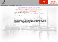 Website Alpha Crewing SRL
