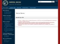 Website Baroul Bacau