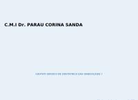 Cabinet Medical Dr. Parau Corina