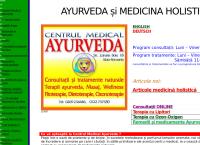 Website Ayurveda S.r.l., Centru Medical