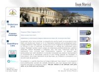 Website Colegiul Naţional Ioan Slavici