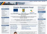 Website Primăria Feteşti