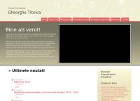 Website Şcoala Cu Clasele i-Viii Nr. 21 Ghe. Ţiţeica