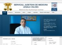 Website Serviciul Judetean de Medicina Legala Valcea