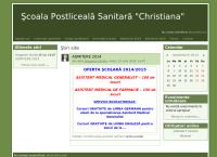 Website Scoala Postliceala Sanitara Christiana Slatina