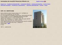 Website Societatea de Investitii Financiare Oltenia - Valcea