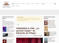 Website Teatrul \"Maria Filotti\"