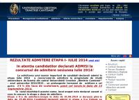 Website Universitatea Crestina Dimitrie Cantemir - Facultatea de Istorie