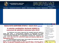 Website Universitatea Crestina Dimitrie Cantemir - Facultatea de Stiinte Juridice Si Administrative