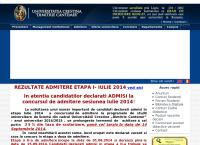 Website Universitatea Crestina Dimitrie Cantemir - Facultatea de Stiinte Politice