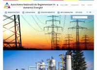 Website Autoritatea Naţ. de Reglementare În Dom. Energiei