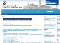 Website Camera de Comert, Industrie Si Agricultura Sibiu