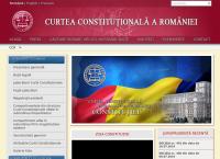 Website Curtea Constitutionala a Romaniei