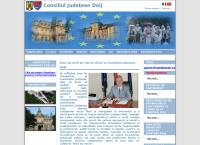 Website Consiliul Judeţean Dolj