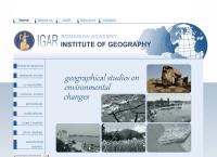 Website Institutul de Geografie Bucuresti
