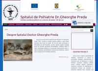 Website Spitalul de Psihiatrie Dr.gheorghe Preda