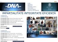Website Directia Nationala Anticoruptie