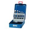 Set tesitoare conice DIN335 forma C 90º HSS, DIM 6.3-20.5 6 piese in cutie metalica - Bohrcraft ( cod 17001410006 )