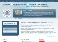Website Spitalul Universitar de Urgenta Bucuresti