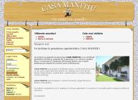 Website Pensiunea Casa Manitiu