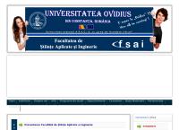 Website Universitatea Ovidius - Facultatea de Fizica, Chimie, Electronica Si Tehnologia Petrolului