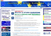 Website Universitatea Alexandru Ioan Cuza - Centrul de Studii Europene