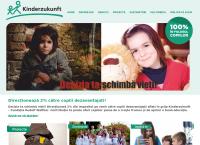 Website Kinderzukunft - Fundatia  Rudolf Walther - Filiala Timisoara
