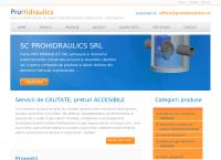 Website Prohidraulics SRL