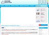 Website Celfar Industrial SRL