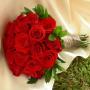 Buchet mireasa rosu