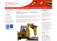 Website SC Paco Utilaje SRL