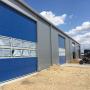 Usi industriale cu panouri vitrate Aluminiu