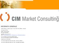 Website SC Cim Market Consulting SRL
