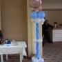 Decor botez: Stalpisor baloane
