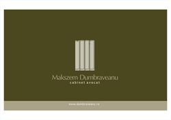 Cabinet Avocat Makszem Dumbrăveanu