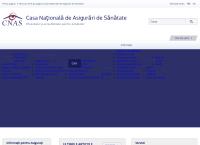 Website Casa Nationala Pentru Asigurari de Sanatate Bucuresti