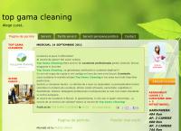 Website Top Gama Cleaning SRL