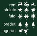 Fulgi de nea din polistiren
